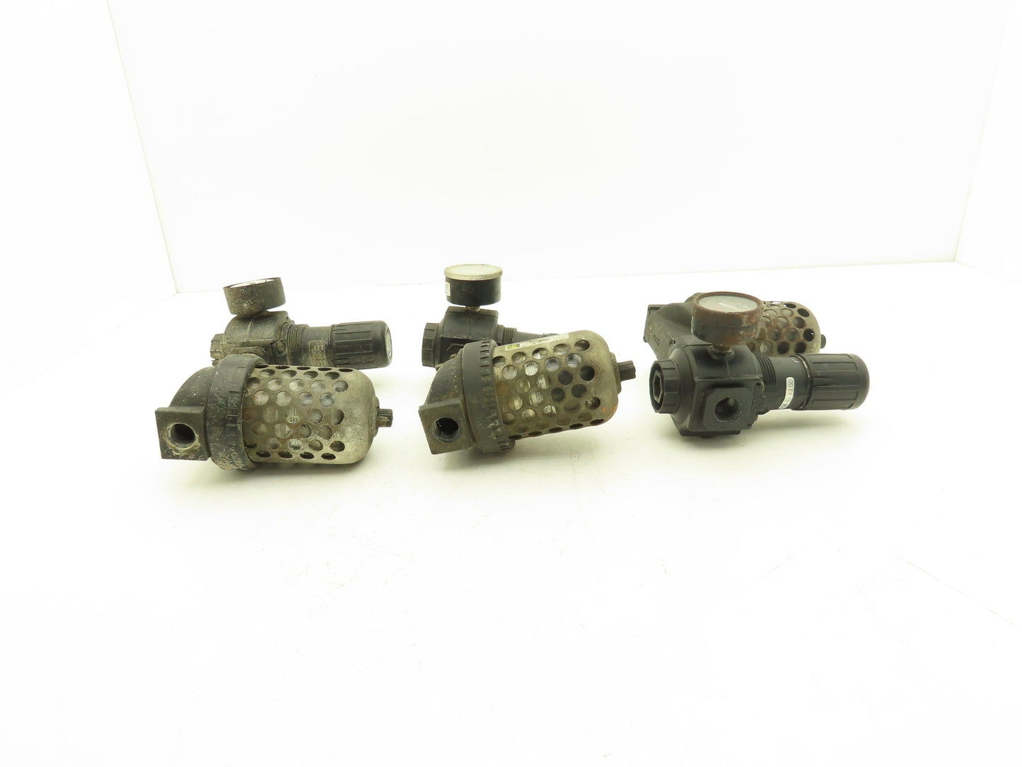 Master Pneumatic Norgren R74G-4AK-RMN FD100-4 Regulator Filter Assembly Lot of 3