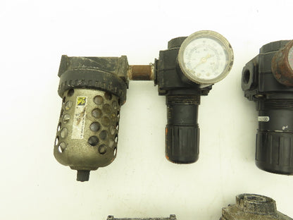 Master Pneumatic Norgren R74G-4AK-RMN FD100-4 Regulator Filter Assembly Lot of 3