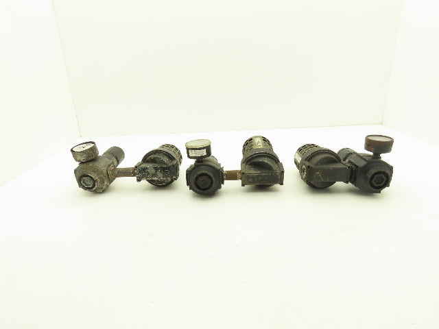 Master Pneumatic Norgren R74G-4AK-RMN FD100-4 Regulator Filter Assembly Lot of 3