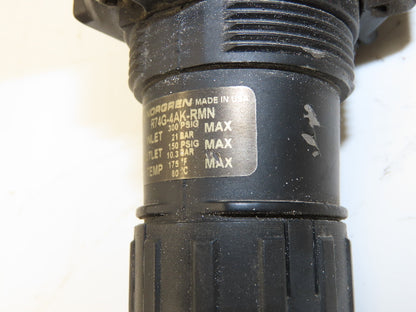 Master Pneumatic Norgren R74G-4AK-RMN FD100-4 Regulator Filter Assembly Lot of 2