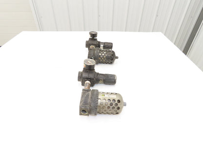 Master Pneumatic Norgren R74G-4AK-RMN FD100-4 Regulator Filter Assembly Lot of 2