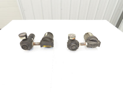 Master Pneumatic Norgren R74G-4AK-RMN FD100-4 Regulator Filter Assembly Lot of 2