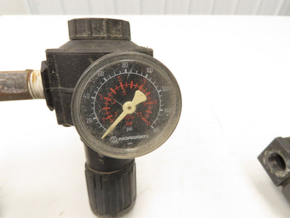 Master Pneumatic Norgren R74G-4AK-RMN FD100-4 Regulator Filter Assembly Lot of 2
