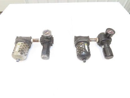 Master Pneumatic Norgren R74G-4AK-RMN FD100-4 Regulator Filter Assembly Lot of 2