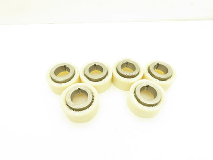 Guardian M48 Coupling Insert & Nylon Sleeve Set 44mm Bore with 1/4" Key Lot of 6