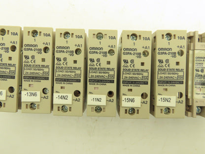 Omron G3PA-210B-VD Solid State Relay 24-250VAC 10A Lot of 12