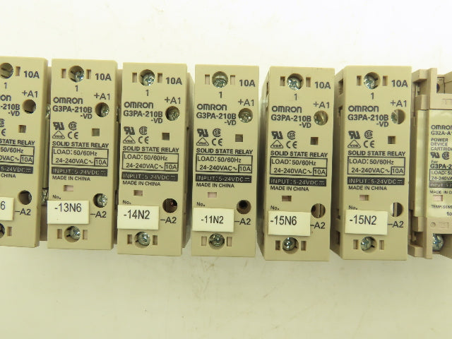 Omron G3PA-210B-VD Solid State Relay 24-250VAC 10A Lot of 12