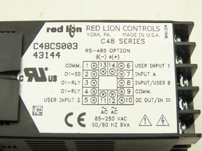 Red Lion C48CS003 Digital LCD Counter 1-Preset 6-Digit 85-250VAC