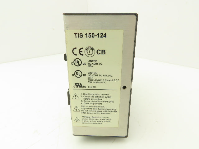 Traco TIS 150-124 Industrial Power Supply 24VDC 6A Output 6A 115-230VAC Input