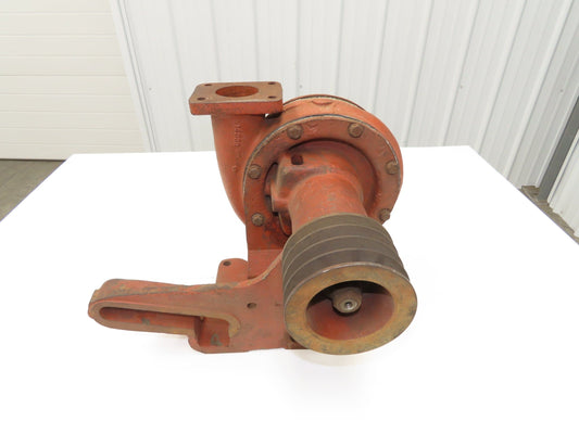 Cast Iron Centrifugal Pump 3"x 2" Belt Drive Brass Impeller