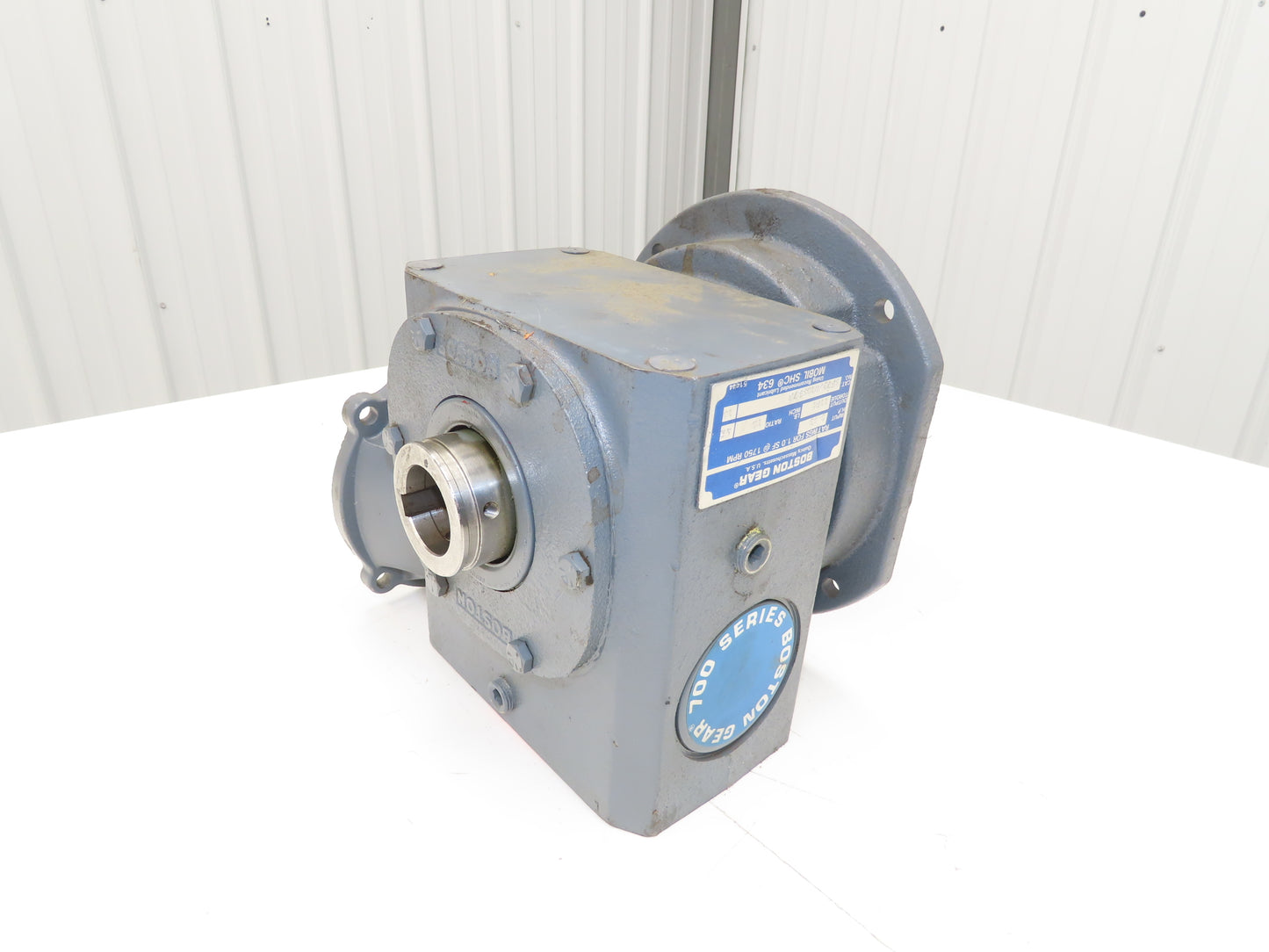 Boston Gear SF726V10SB7J Worm Gearbox 10:1 Reducer 3.5Hp 143TC Hollow Shaft