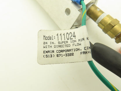 Exair 111024 Super Ion Air Knife Static Eliminator
