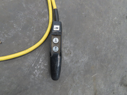 CM Lodestar F 1/2 Ton Electric Chain Hoist 16 FPM 15' Lift 230/460 V Trolley