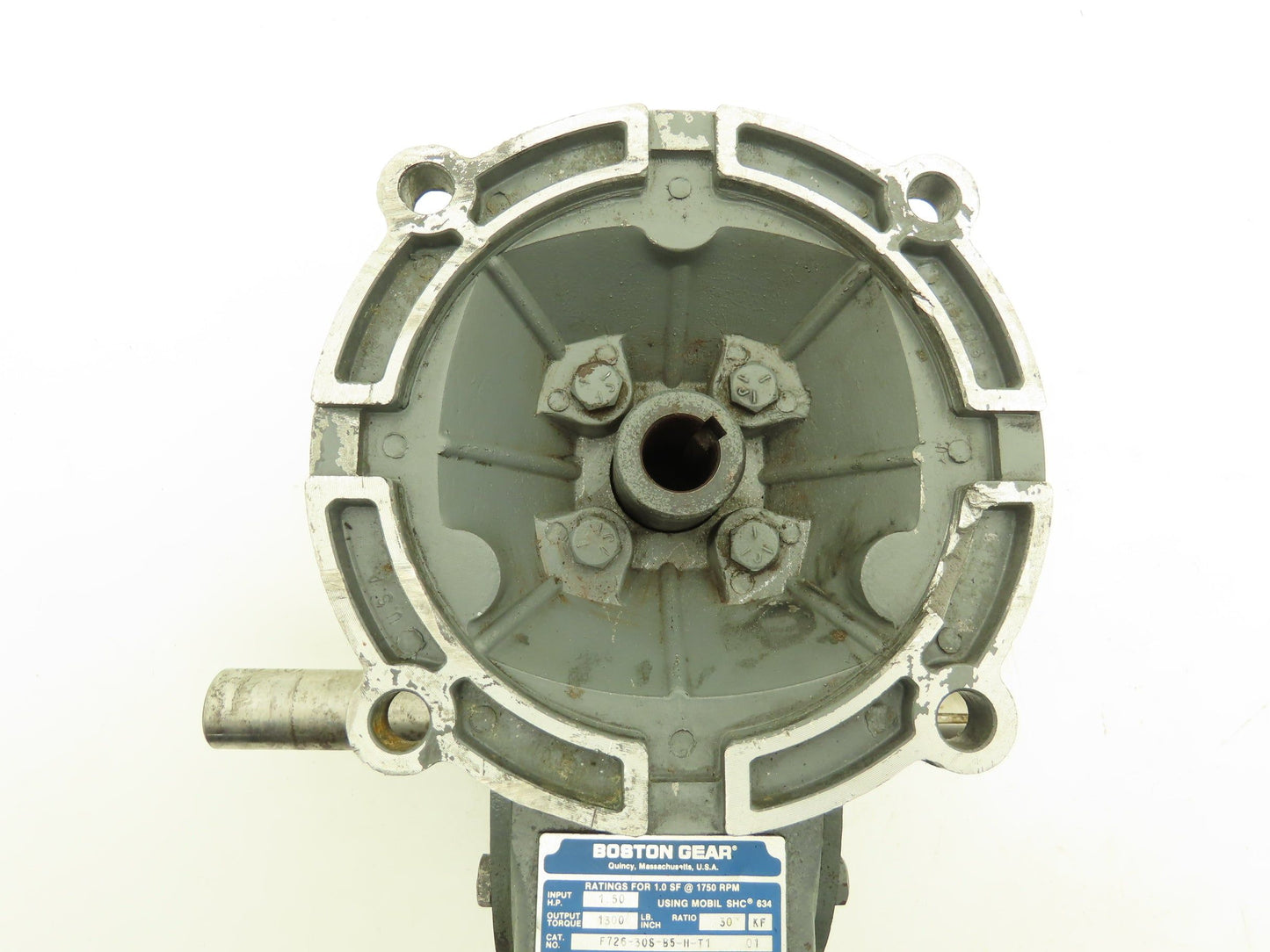 Boston Gear F726-30S-B5-H-T1 Worm Gearbox 30:1 Reducer 1.5Hp 56C Dual Output