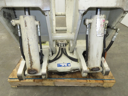 Cascade 90F Paper Roll Clamp 9000LB Fork Lift Truck Clamping Attachment Class 4