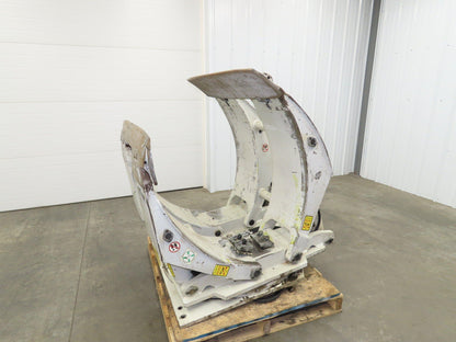 Cascade 90F Paper Roll Clamp 9000LB Fork Lift Truck Clamping Attachment Class 4