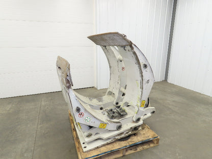 Cascade 90F Paper Roll Clamp 9000LB Fork Lift Truck Clamping Attachment Class 4