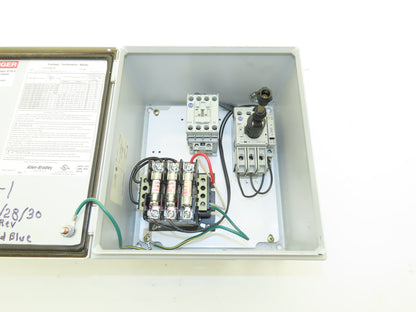 Allen Bradley 103H-NX1D Combination Motor Starter Control Panel 208V/120V