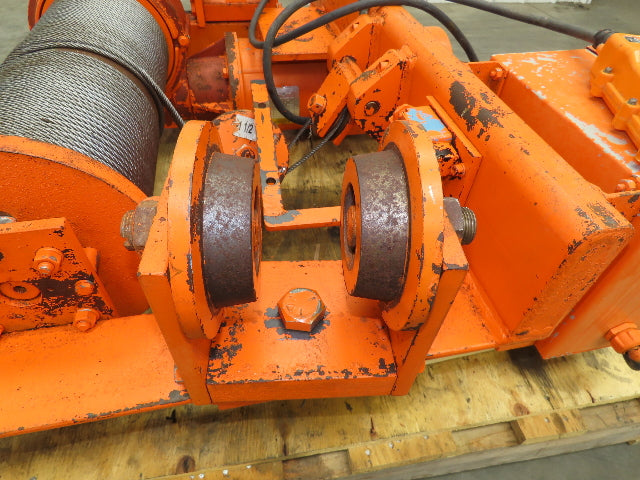 Saturn Engineering 1 1/2 Ton Electric Cable Hoist 25' Lift 20 FPM Trolley 460 V
