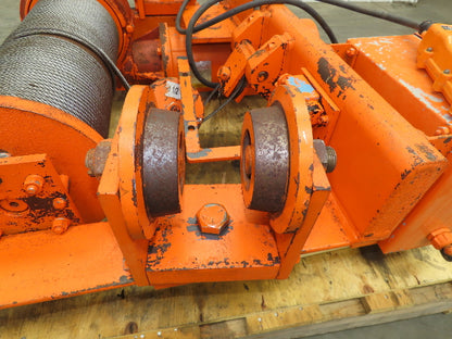 Saturn Engineering 1 1/2 Ton Electric Cable Hoist 25' Lift 20 FPM Trolley 460 V