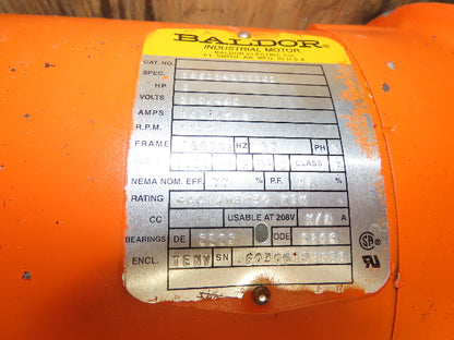 Saturn Engineering 1 1/2 Ton Electric Cable Hoist 25' Lift 20 FPM Trolley 460 V