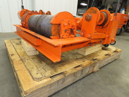 Saturn Engineering 1 1/2 Ton Electric Cable Hoist 25' Lift 20 FPM Trolley 460 V