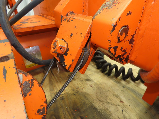 Saturn Engineering 1 1/2 Ton Electric Cable Hoist 25' Lift 20 FPM Trolley 460 V