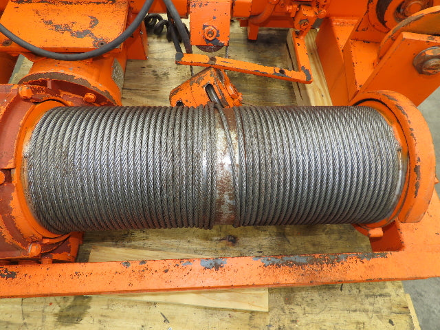Saturn Engineering 1 1/2 Ton Electric Cable Hoist 25' Lift 20 FPM Trolley 460 V