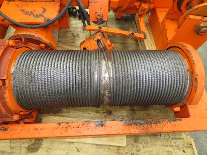 Saturn Engineering 1 1/2 Ton Electric Cable Hoist 25' Lift 20 FPM Trolley 460 V
