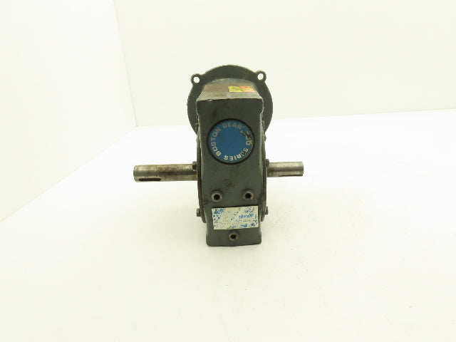 Boston Gear F726-30S-B5-H-T16 Worm Gearbox 30:1 Reducer 1.5Hp 56C Dual Output