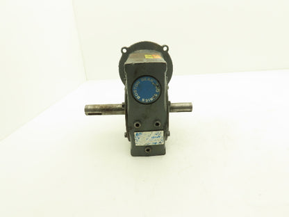 Boston Gear F726-30S-B5-H-T16 Worm Gearbox 30:1 Reducer 1.5Hp 56C Dual Output