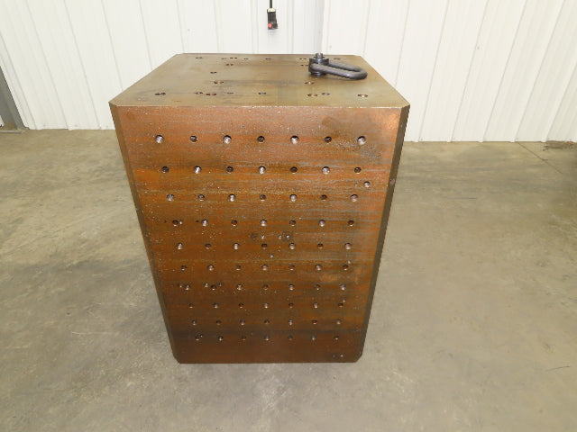 CNC Milling Machine Fixture Table 22"x22"x29" Steel Cast Iron Plate Block