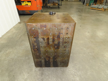 CNC Milling Machine Fixture Table 22"x22"x29" Steel Cast Iron Plate Block
