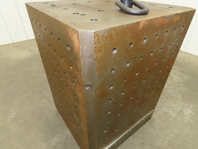 CNC Milling Machine Fixture Table 22"x22"x29" Steel Cast Iron Plate Block