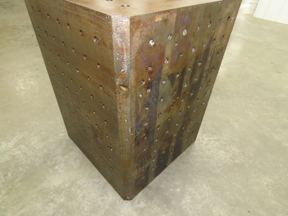 CNC Milling Machine Fixture Table 22"x22"x29" Steel Cast Iron Plate Block