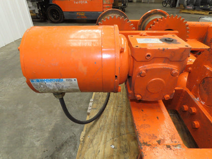 Saturn Engineering 1 1/2 Ton Electric Cable Hoist 15'Lift 20FPM Curved Beam 460V