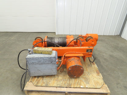 Saturn Engineering 1 1/2 Ton Electric Cable Hoist 15'Lift 20FPM Curved Beam 460V