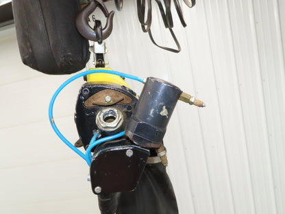 Coffing Duff-Norton 1000 Lb 1/2 Ton Pneumatic Air Chain Hoist 15' Lift Pendant