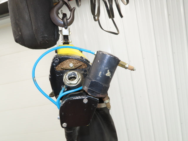 Coffing Duff-Norton 1000 Lb 1/2 Ton Pneumatic Air Chain Hoist 15' Lift Pendant