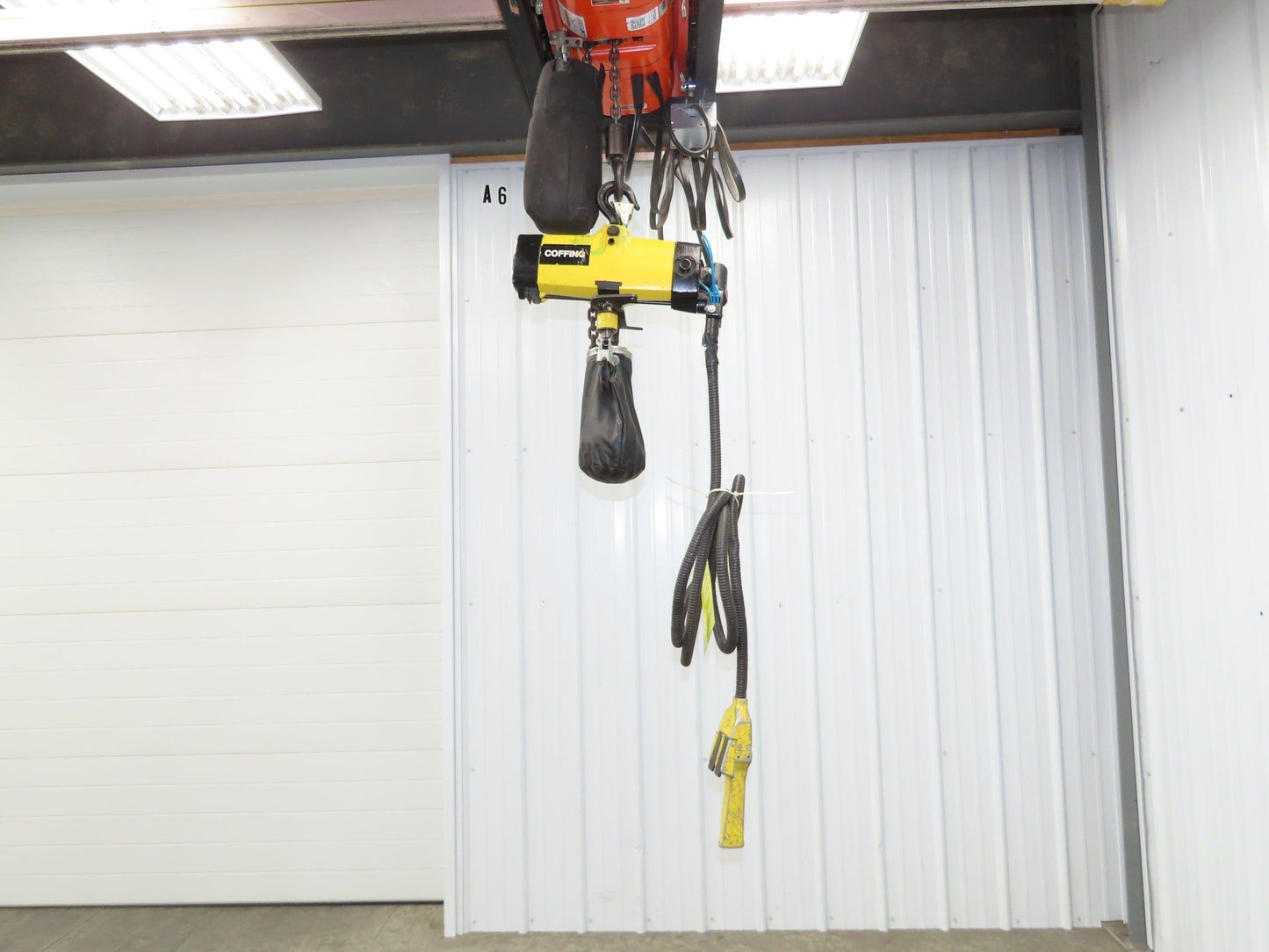 Coffing Duff-Norton 1000 Lb 1/2 Ton Pneumatic Air Chain Hoist 15' Lift Pendant