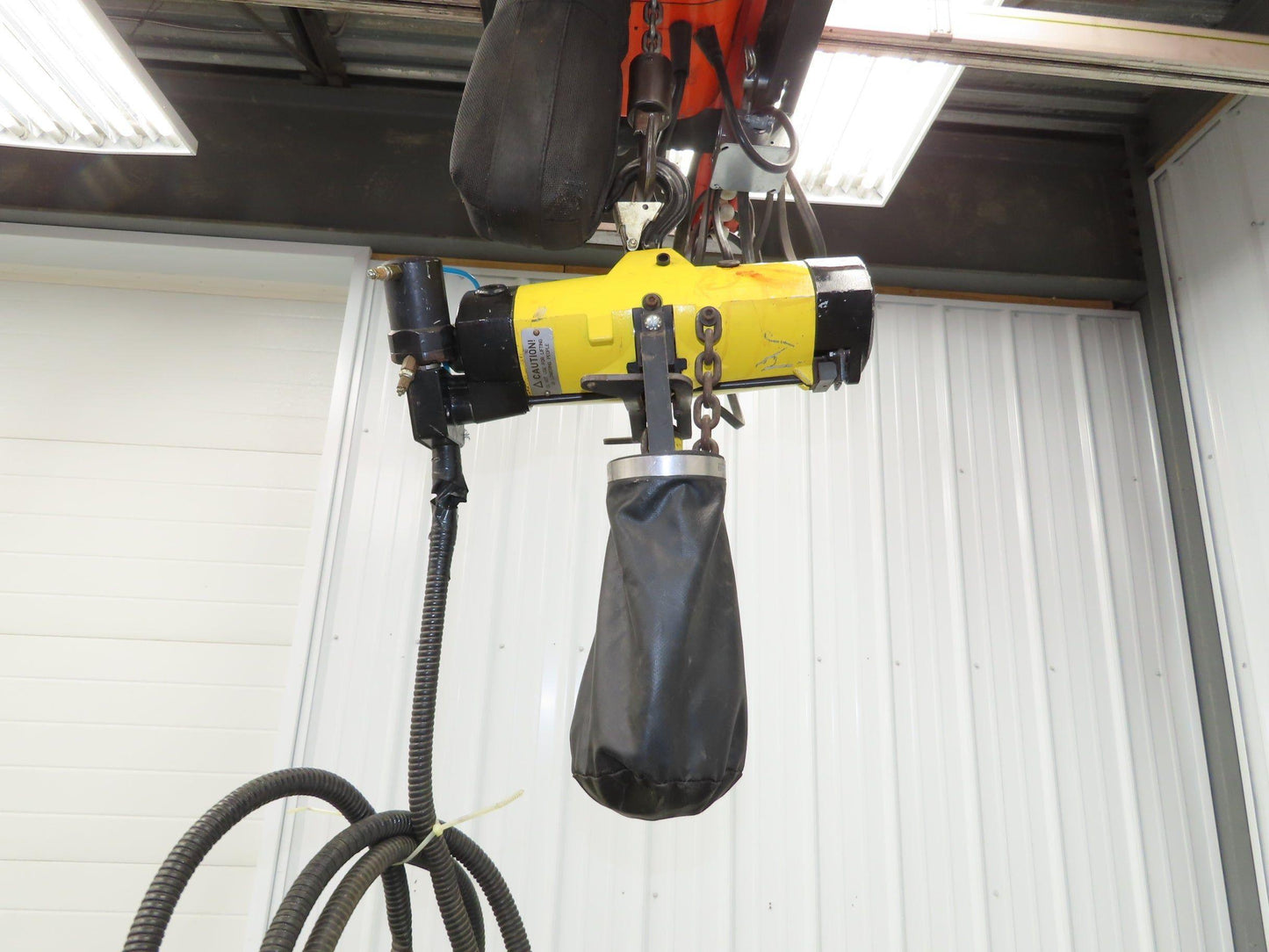 Coffing Duff-Norton 1000 Lb 1/2 Ton Pneumatic Air Chain Hoist 15' Lift Pendant