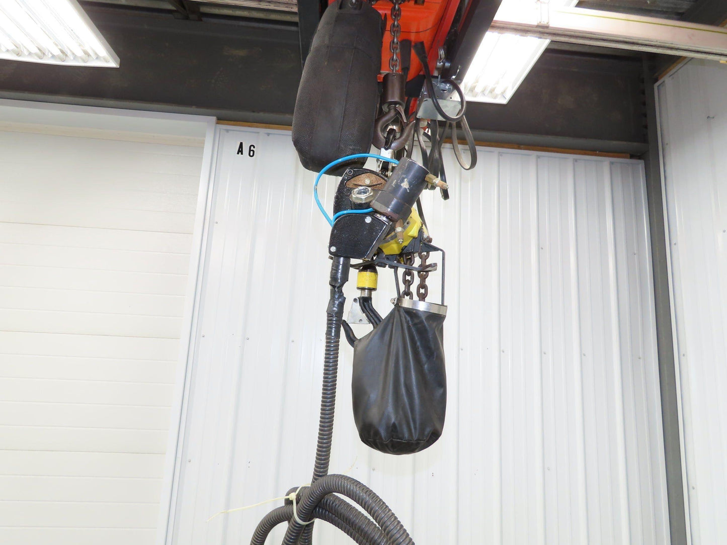 Coffing Duff-Norton 1000 Lb 1/2 Ton Pneumatic Air Chain Hoist 15' Lift Pendant