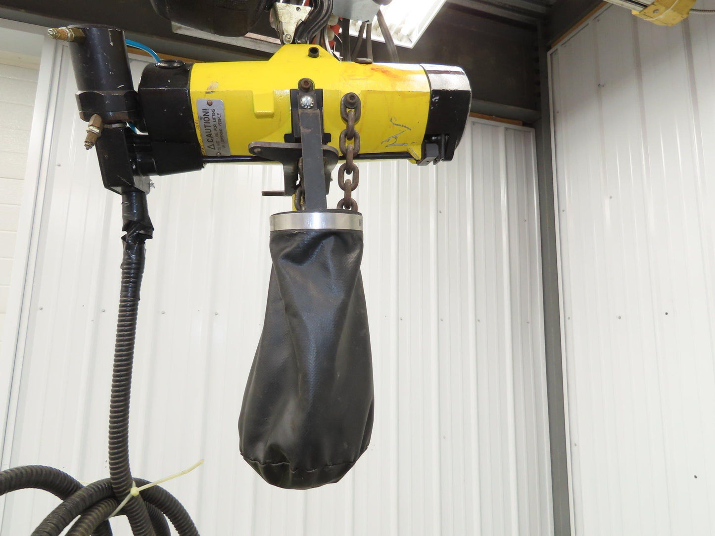 Coffing Duff-Norton 1000 Lb 1/2 Ton Pneumatic Air Chain Hoist 15' Lift Pendant