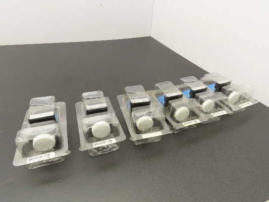 Fuji Electric Pushbutton White Momentary 22mm 250V 6A Lot of 6