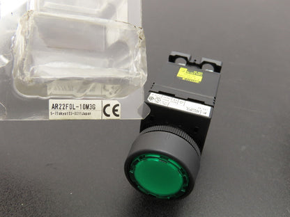 Fuji Electric Pushbutton Green Momentary 22mm 250V 6A Lot of 5