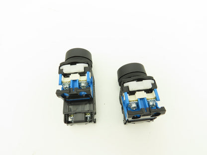 Fuji Electric Pushbutton Green Momentary 22mm 250V 6A Lot of 5