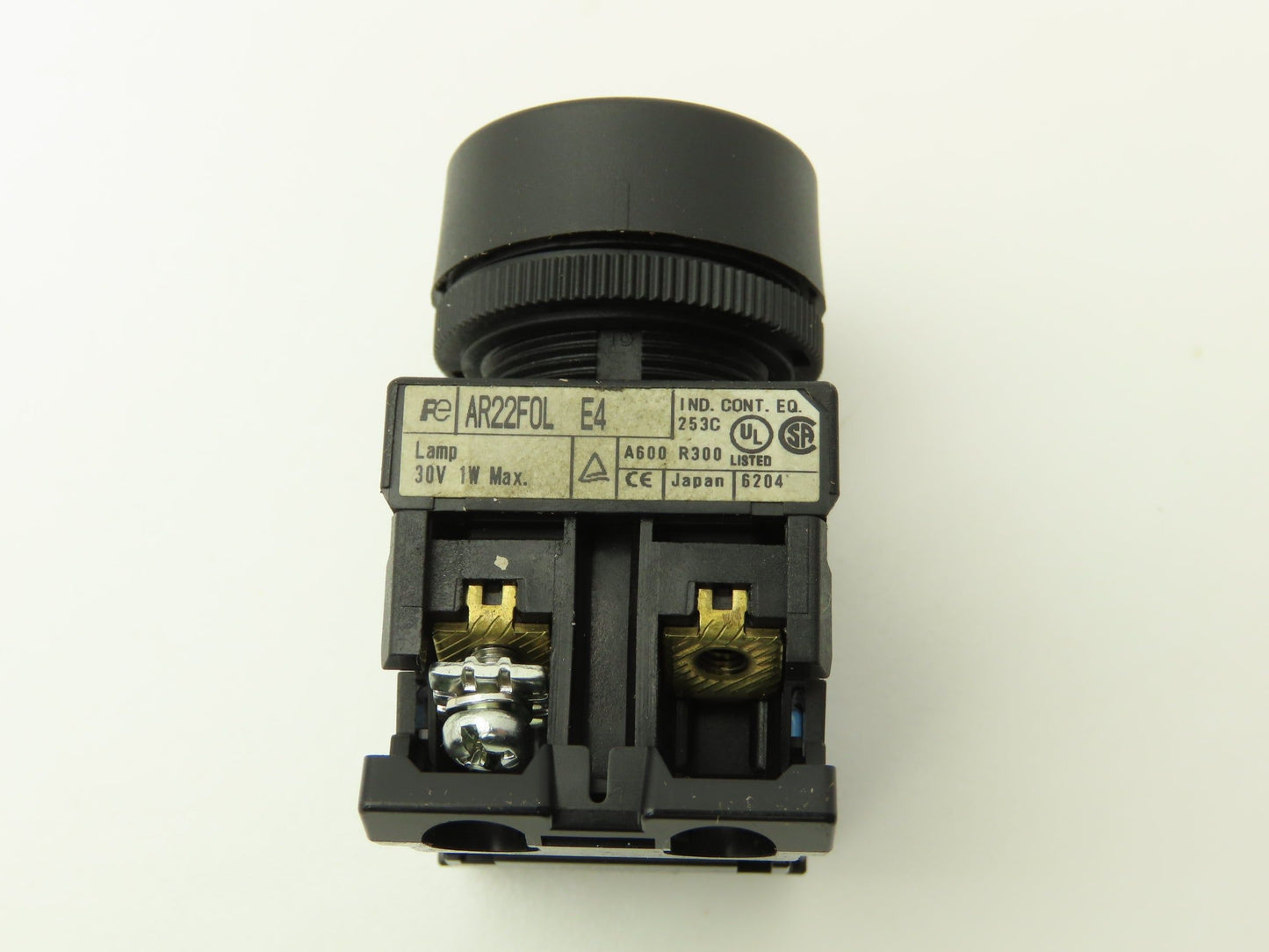 Fuji Electric AR22F0L-10E4R Pushbutton Red Momentary 22mm 250V 6A Lot of 5