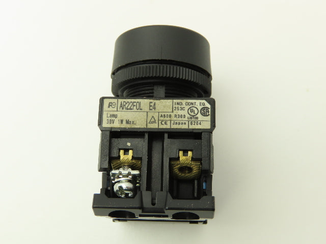 Fuji Electric AR22F0L-10E4R Pushbutton Red Momentary 22mm 250V 6A Lot of 5