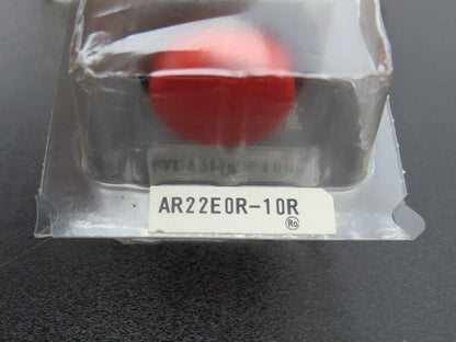 Fuji Electric Pushbutton Red Yellow Momentary 22mm 250V 6A Lot of 8