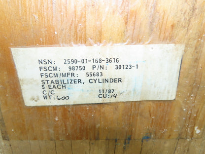 2590-01-168-3616 Hydraulic Stabilizer Cylinder 3.5"x 60" OAL